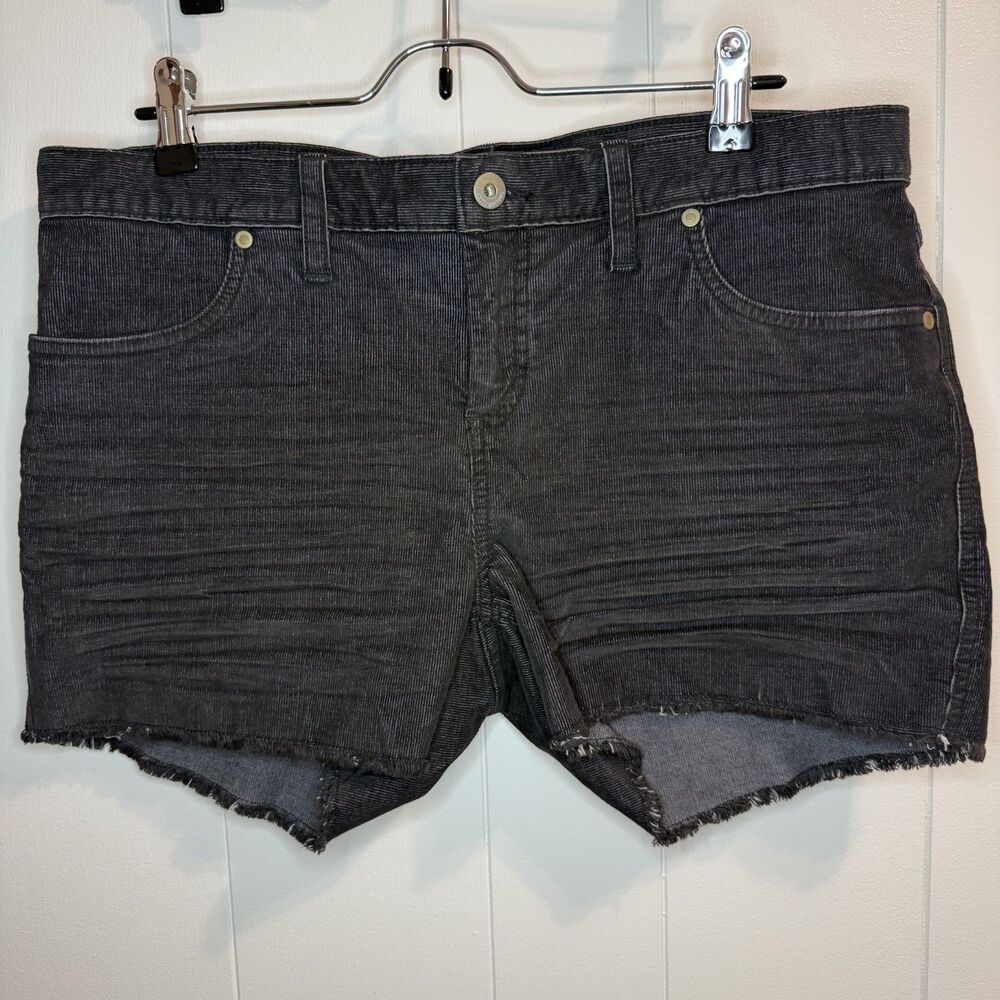 Women's Black Denim Cutoff Shorts